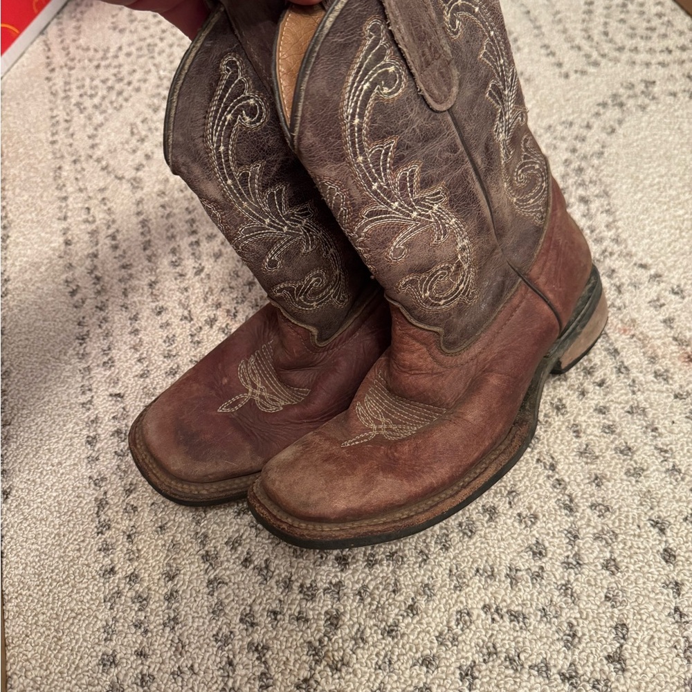 Kids Western Brown Boots